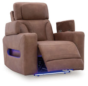 Clean-Slate - Caramel - Power Recliner / Adj Headrest - JaxCo Furniture