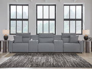 ModMax II - Salt And Pepper - Reclining Sectional - JaxCo Furniture