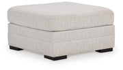 Koralynn - Stone - Oversized Accent Ottoman - JaxCo Furniture