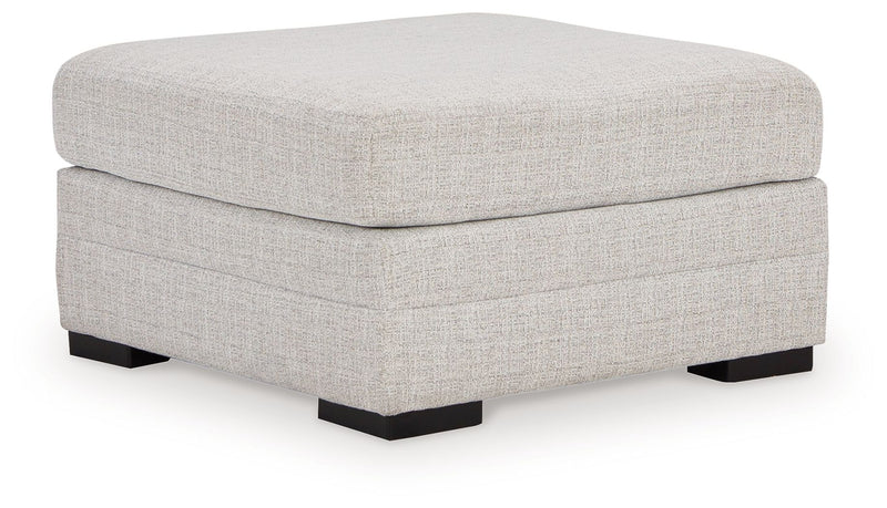 Koralynn - Stone - Oversized Accent Ottoman - JaxCo Furniture