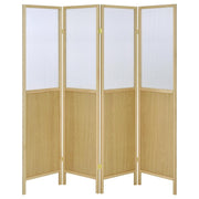 Mattison - 4-Panel Room Divider Folding Shoji Screen - JaxCo Furniture