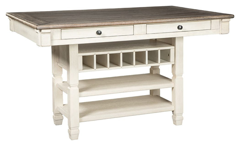 Bolanburg - Beige - Rectangular Dining Room Counter Table - JaxCo Furniture