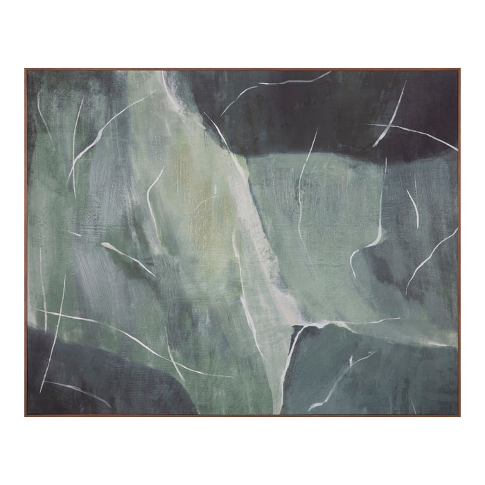 Impression - Framed Painting Verdant Palette - Dark Gray - JaxCo Furniture