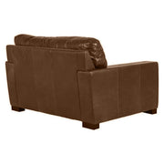 Beckham Chestnut Leather Maxi Chair - JaxCo Furniture