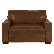 Beckham Chestnut Leather Maxi Chair - JaxCo Furniture