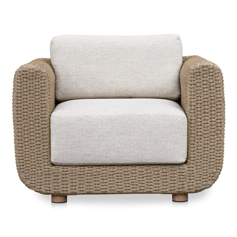 Soma - Outdoor Accent Chair - Natural - JaxCo Furniture