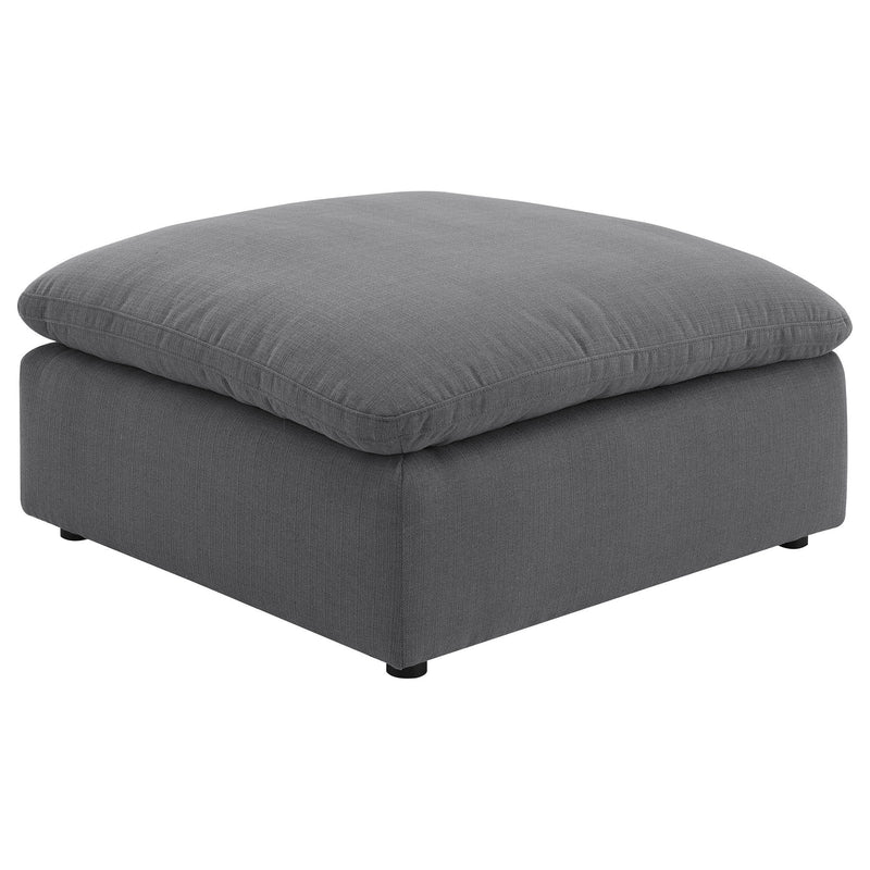 Hobson - Square Upholstered Ottoman - JaxCo Furniture