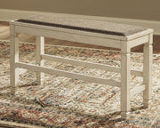 Bolanburg - Beige - DBL Counter UPH Bench - JaxCo Furniture