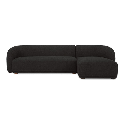 Faye - Right Sectional - Black - JaxCo Furniture