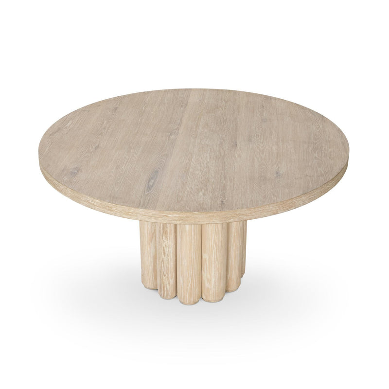Tiber - Round Dining Table - JaxCo Furniture