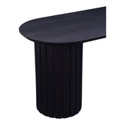 Povera - Wood Dining Bench - Black - JaxCo Furniture
