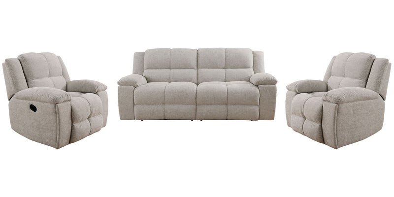 Buster - Manual Glider Reclining Sofa Set - JaxCo Furniture