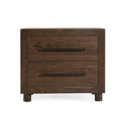 Jaxon - 2 Drawer Nightstand - Cocoa Brown - JaxCo Furniture