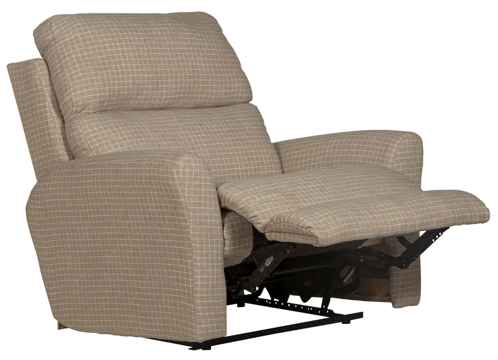 Justine - Lay Flat Extra Wide Recliner - Sandstone - JaxCo Furniture