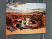 Deemsdon - Blue / Amber - Wall Art - JaxCo Furniture