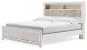 Altyra - White - King Bookcase Panel Bed - JaxCo Furniture