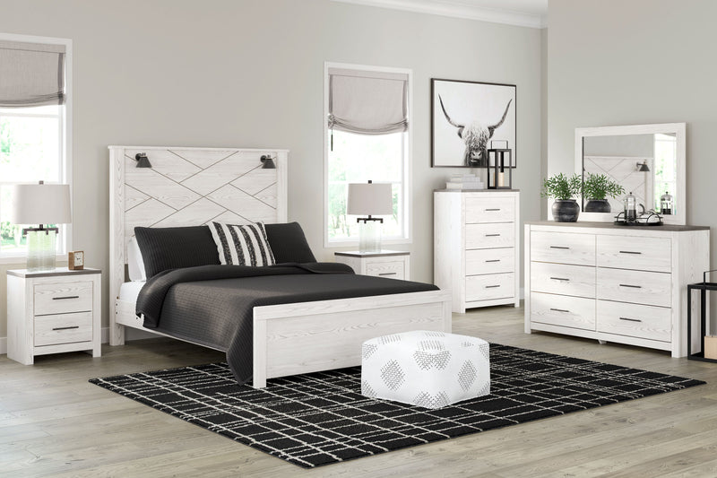 Gerridan - Panel Bedroom Set With Sconces - JaxCo Furniture