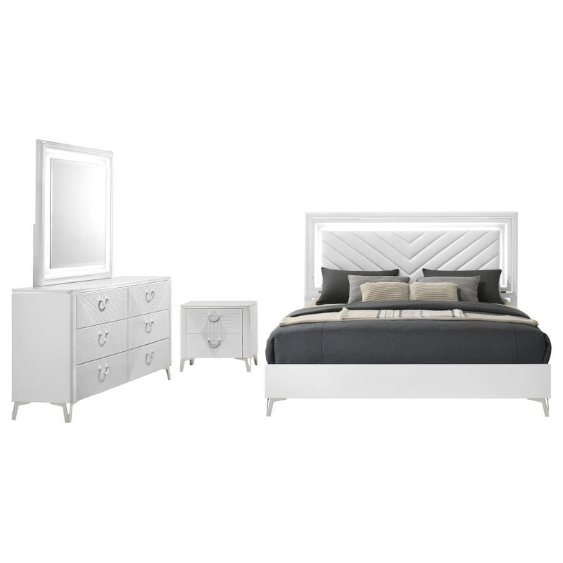 Cassia - LED Bedroom Set - JaxCo Furniture