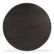 Glenn - Round Dining Table - Dark Brown - JaxCo Furniture