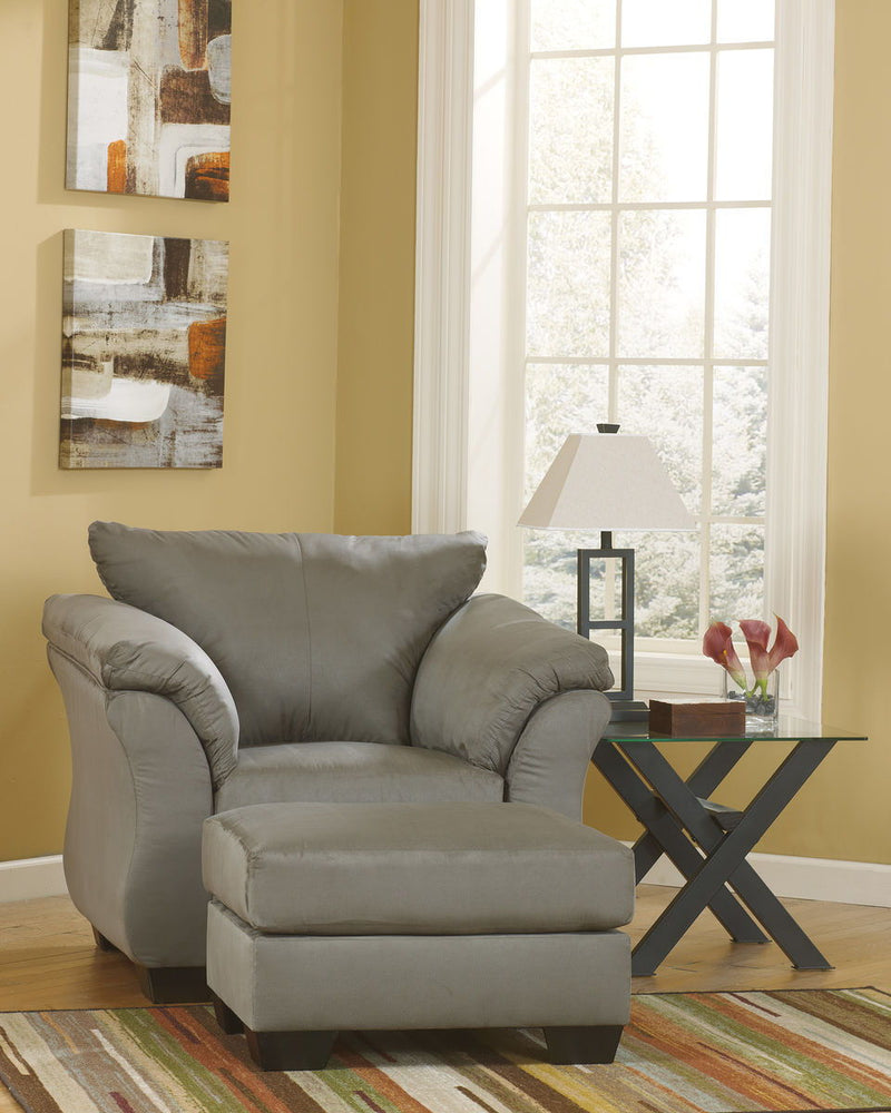 Darcy - Chair With Ottoman - JaxCo Furniture