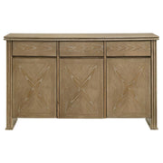 Adina - 2-Door Sideboard Server - Distressed Light Brown - JaxCo Furniture