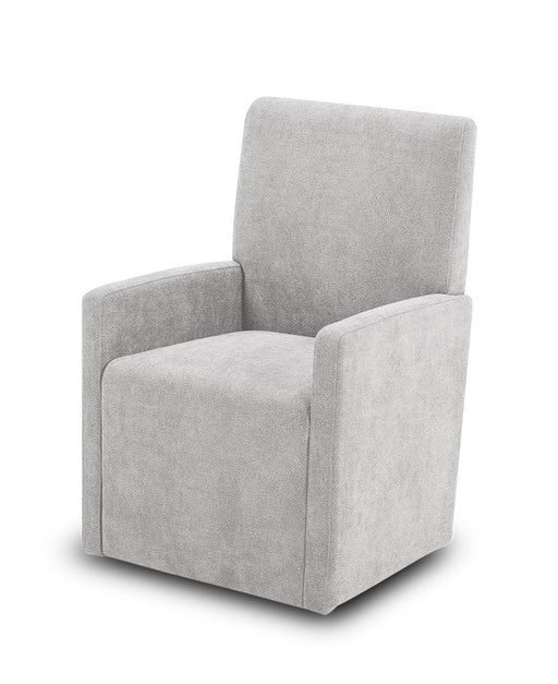 Escape - Dining Upholstered Caster Chair - Mirage Mist - JaxCo Furniture