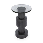 Callen - Round Accent Table - Black - JaxCo Furniture