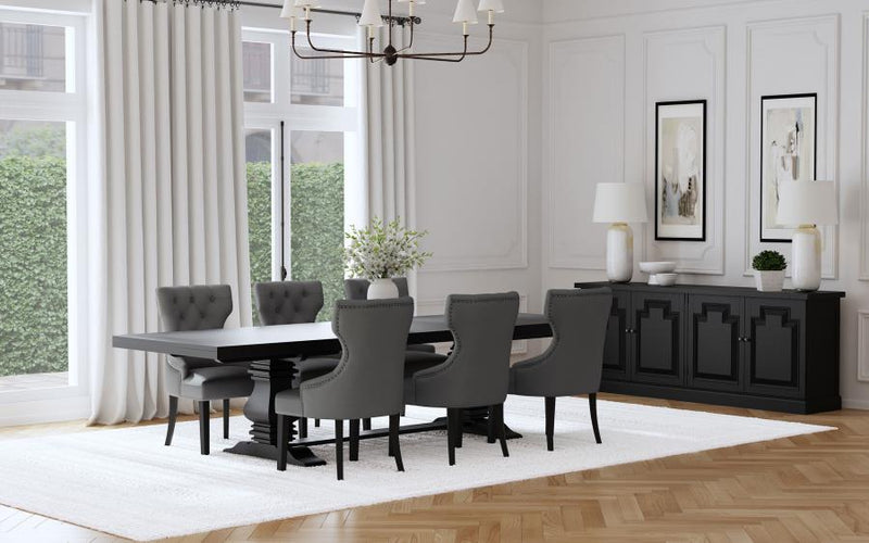 Florence - 126" Extension Dining Table Set - JaxCo Furniture
