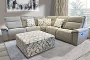 Perimeter - 5 Piece Modular Power Reclining Sectional - JaxCo Furniture