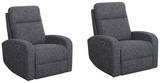 Thriller - Power Swivel Glider Recliner (Set of 2) - JaxCo Furniture