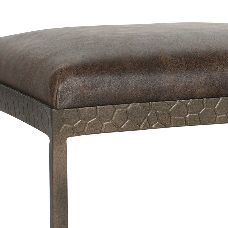 Bose - 26" Leather Counter Stool - JaxCo Furniture