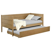 Calinda - Wood Twin Daybed With Trundle - Natural - JaxCo Furniture