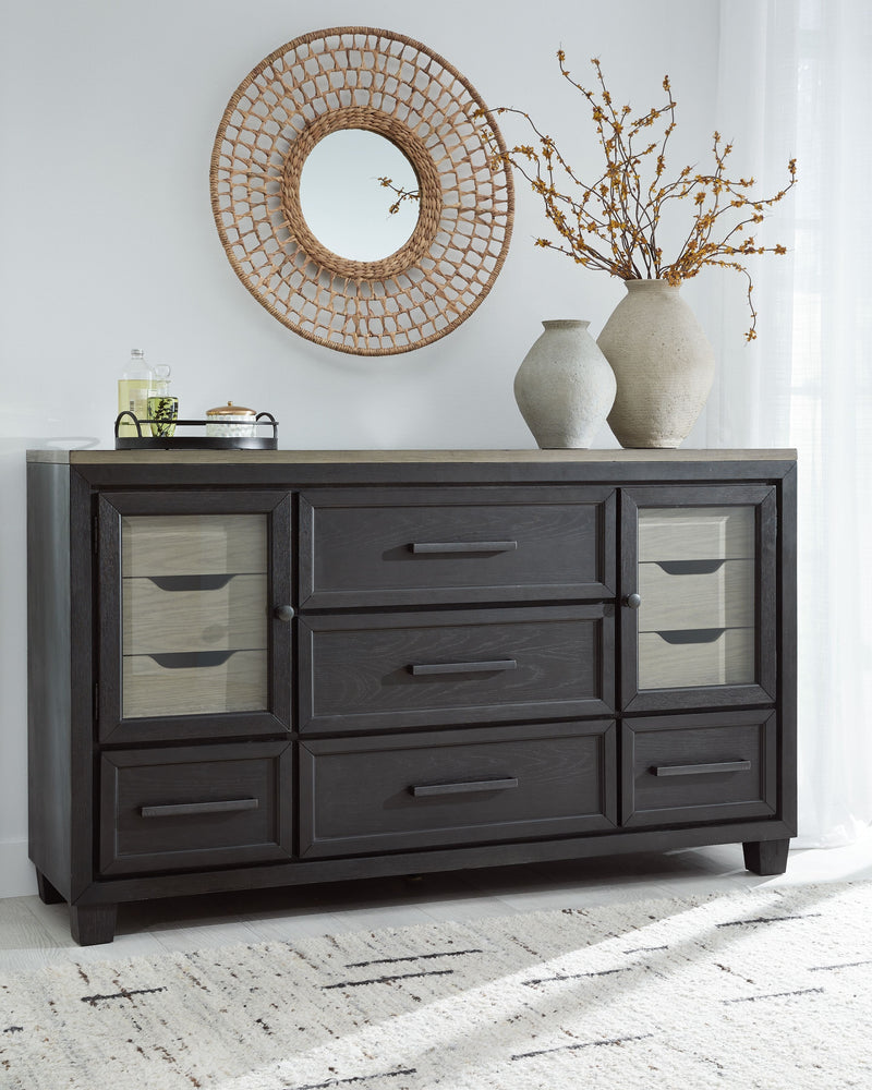Foyland - Dresser, Mirror - JaxCo Furniture