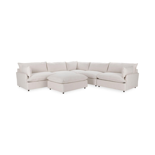 Caplan - 6 Piece Modular Sectional With Ottoman - JaxCo Furniture