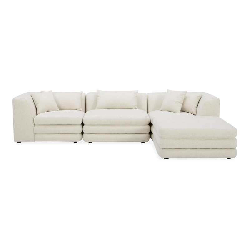 Lowtide - Lounge Modular Sectional - Warm White - JaxCo Furniture
