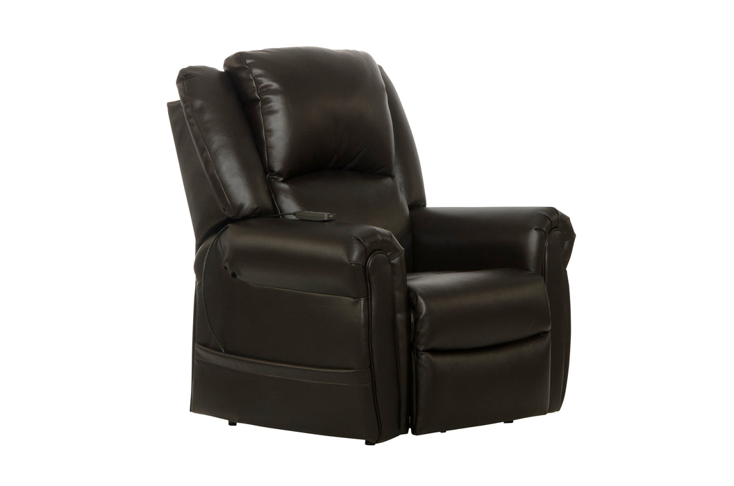 Cosset - Power Lift With Power Headrest / Layflat / Heat / Massage - Espresso - JaxCo Furniture