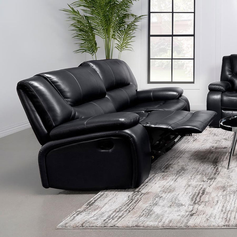 Camila - Upholstered Motion Reclining Loveseat - JaxCo Furniture