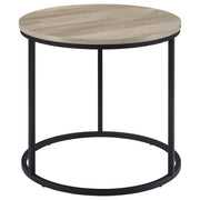 Lainey - Round Faux Marble Side End Table - JaxCo Furniture