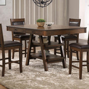 Dewey - Rectangular Counter Height Dining Table - Walnut - JaxCo Furniture