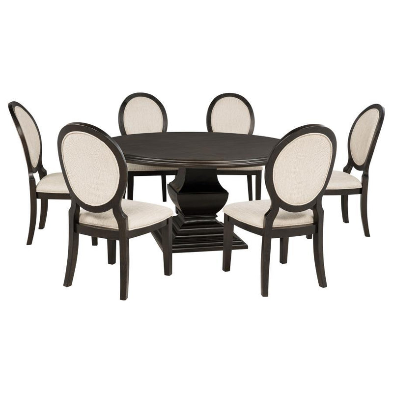 Twyla - Round Wood Dining Room Table Set - JaxCo Furniture