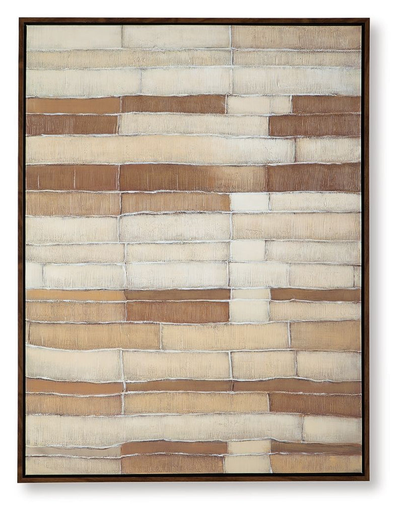 Kalanmore - Brown / Tan / White - Wall Art - JaxCo Furniture