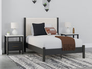Cadmori - Upholstered Panel Bed - JaxCo Furniture