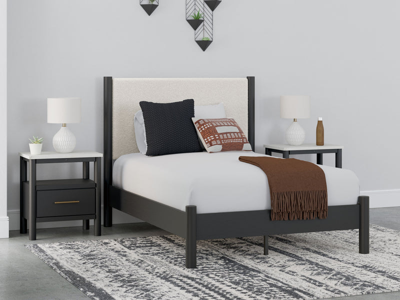 Cadmori - Upholstered Panel Bed - JaxCo Furniture