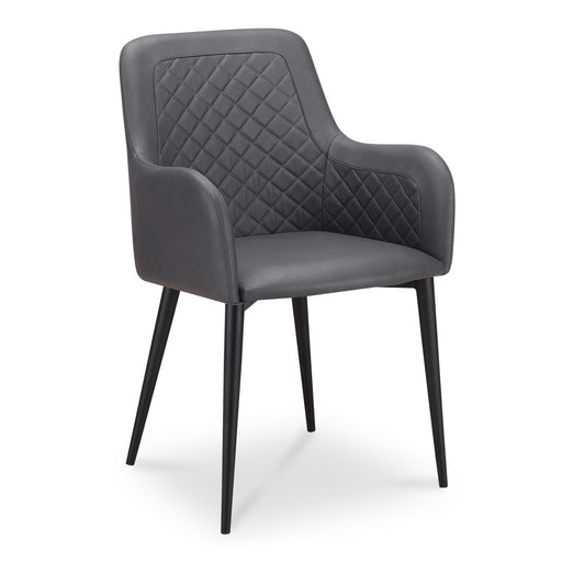 Cantata - Vegan Leather Dining Chair (Set of 2) - Slate - JaxCo Furniture