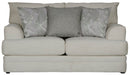 Zeller - Loveseat - Cream - JaxCo Furniture