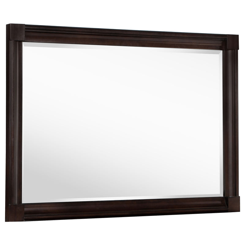 Andover - Dresser Mirror - Dark Oak - JaxCo Furniture