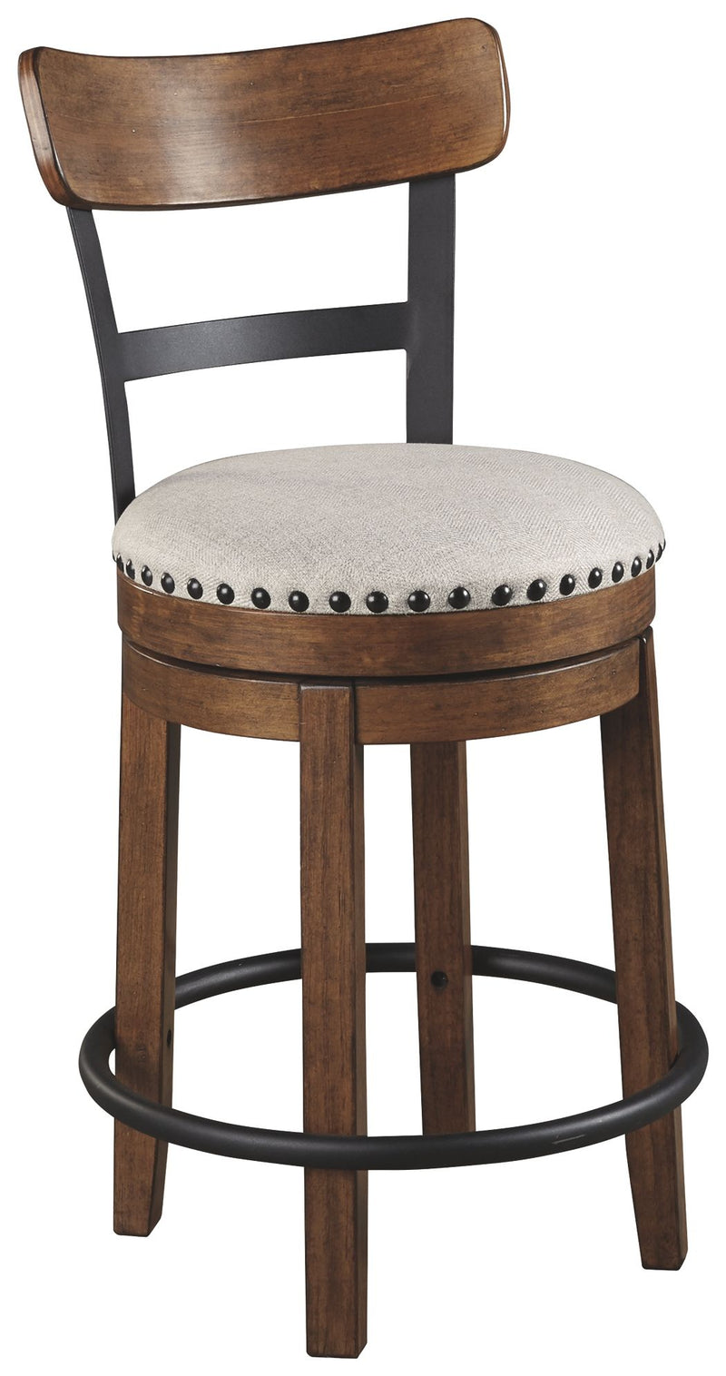 Valebeck - Full Back Swivel Stool - JaxCo Furniture