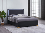 Marceline - Wood LED Panel Bed - JaxCo Furniture