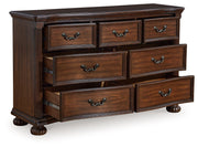 Lavinton - Brown - Dresser - JaxCo Furniture