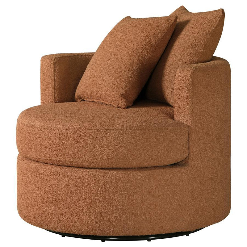 Debbie - Upholstered Swivel Accent Chair - JaxCo Furniture